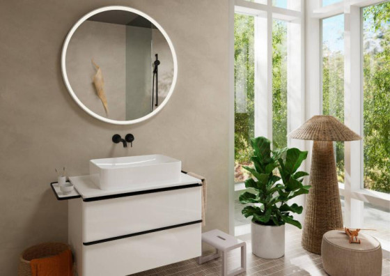 Смеситель для раковины скрытого монтажа Hansgrohe Tecturis S 225, Matt Black (73351670)
