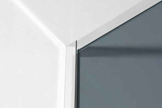 Душова перегородка Imprese WALK-IN з профілем та тримачем, 100x200 скло тоноване s09110001GR