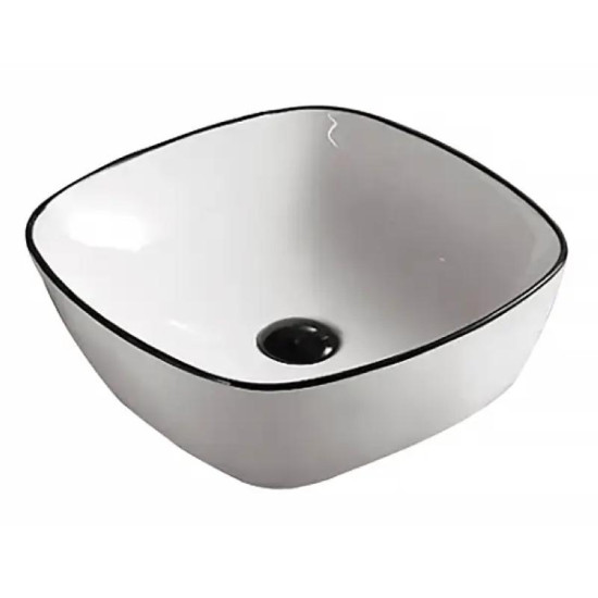 Раковина Imprese Black Edge i11096 41,5*41,5*14,5