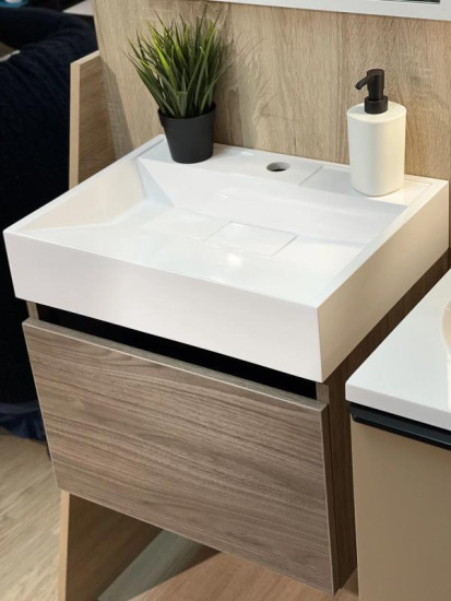 Тумба с раковиной Fancy Marble (Буль-Буль) Palma 500-1 орех Барселона