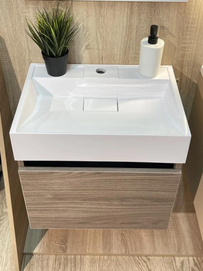 Тумба с раковиной Fancy Marble (Буль-Буль) Palma 500-1 орех Барселона