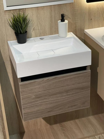 Тумба с раковиной Fancy Marble (Буль-Буль) Palma 500-1 орех Барселона