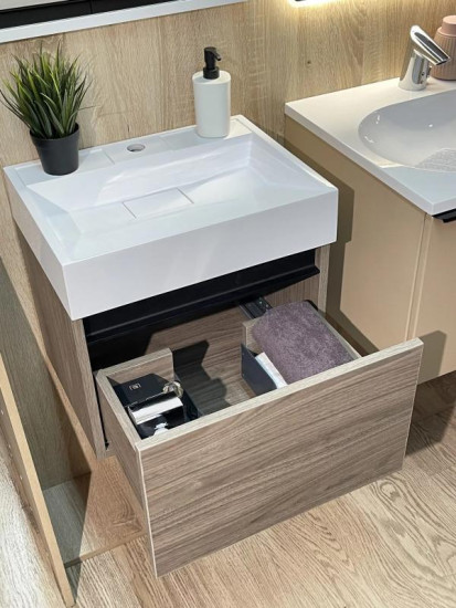 Тумба с раковиной Fancy Marble (Буль-Буль) Palma 500-1 орех Барселона