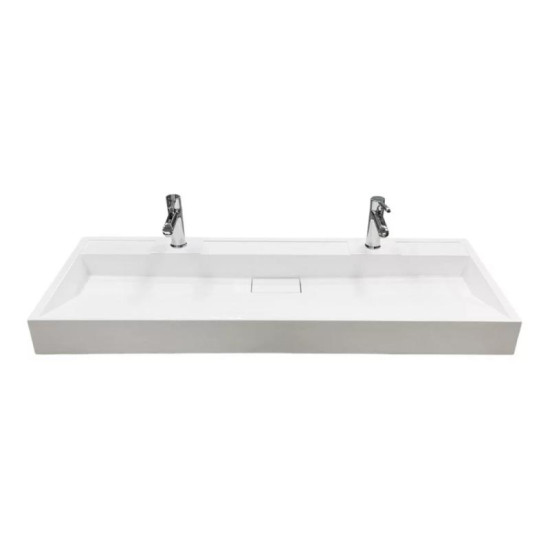 Раковина Fancy Marble (Буль-Буль) Vitold 1200 два отверстия