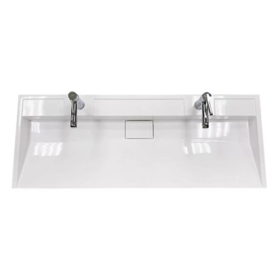 Раковина Fancy Marble (Буль-Буль) Vitold 1200 два отверстия
