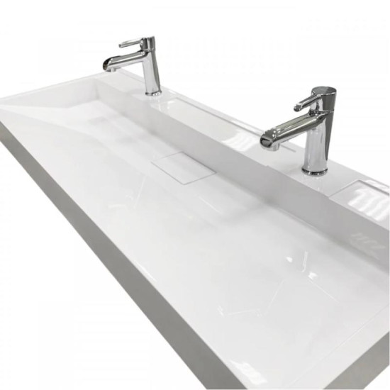 Раковина Fancy Marble (Буль-Буль) Vitold 1200 два отверстия