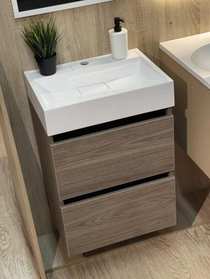 Тумба с раковиной Fancy Marble (Буль-Буль) Palma 500-2 орех Барселона