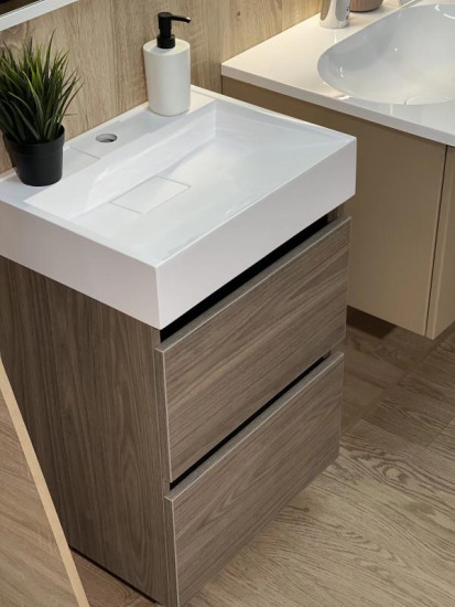 Тумба с раковиной Fancy Marble (Буль-Буль) Palma 500-2 орех Барселона