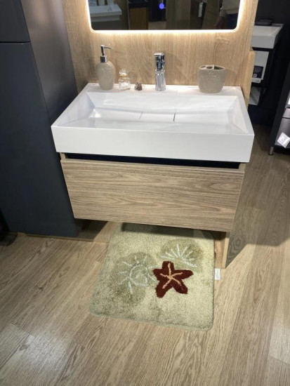 Тумба с раковиной Fancy Marble (Буль-Буль) Palma 700-1 орех Барселона
