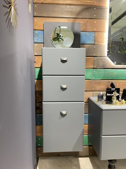 Пенал Fancy Marble (Буль-Буль) TIRA з декоративним дзеркалом
