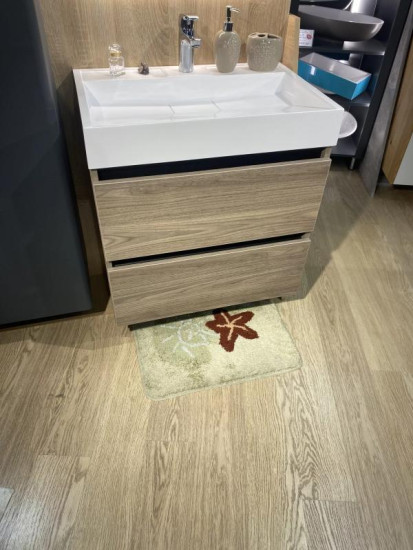Тумба с раковиной Fancy Marble (Буль-Буль) Palma 700-2 орех Барселона