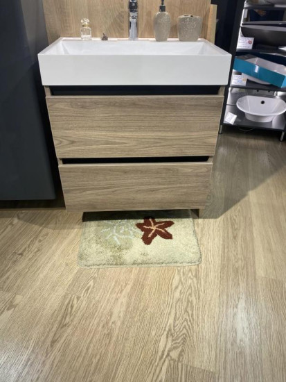 Тумба с раковиной Fancy Marble (Буль-Буль) Palma 700-2 орех Барселона