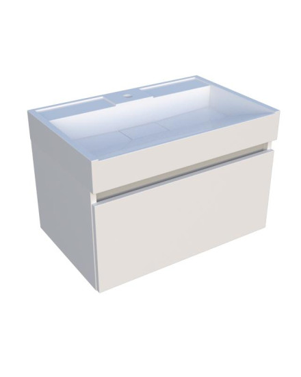 Тумба із раковиною Fancy Marble (Буль-Буль) Palma 700-1 білий МДФ