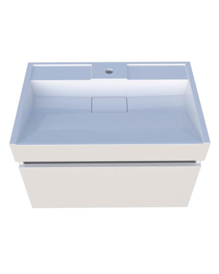 Тумба із раковиною Fancy Marble (Буль-Буль) Palma 700-1 білий МДФ
