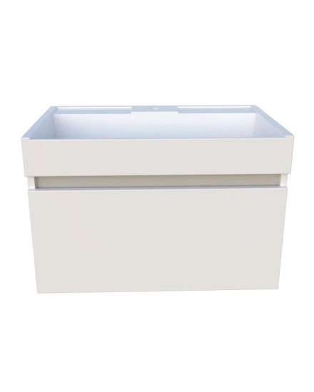Тумба із раковиною Fancy Marble (Буль-Буль) Palma 700-1 білий МДФ