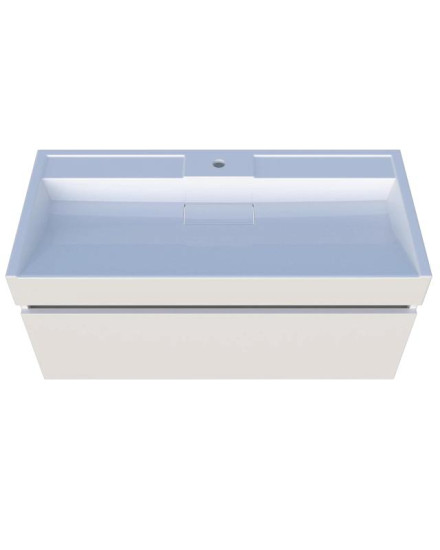 Тумба із раковиною Fancy Marble (Буль-Буль) Palma 1000-1 білий МДФ