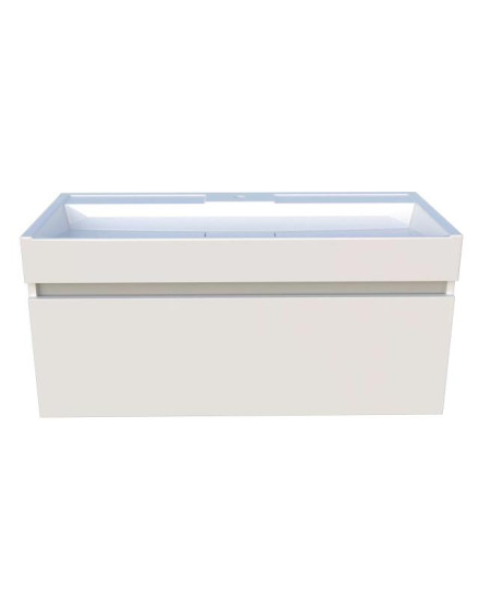 Тумба із раковиною Fancy Marble (Буль-Буль) Palma 1000-1 білий МДФ