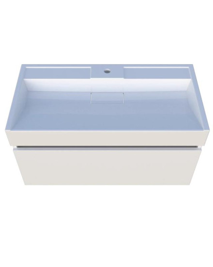 Тумба із раковиною Fancy Marble (Буль-Буль) Palma 900-1 білий МДФ