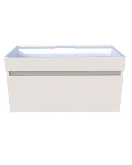 Тумба із раковиною Fancy Marble (Буль-Буль) Palma 900-1 білий МДФ