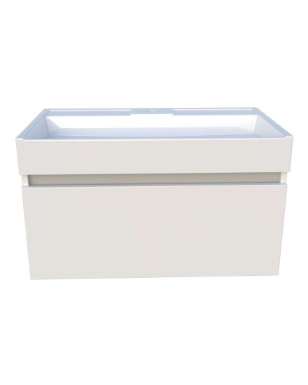 Тумба с раковиной Fancy Marble (Буль-Буль) Palma 800-1 белый МДФ