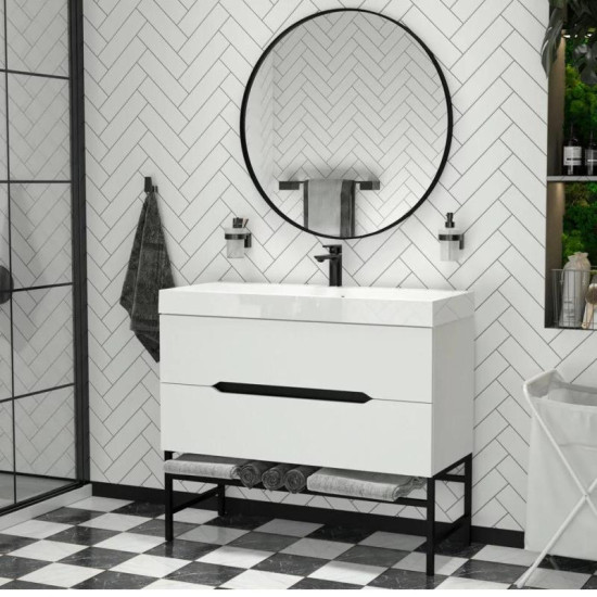 Тумба з раковиною Fancy Marble (Буль-Буль) Stella 1000
