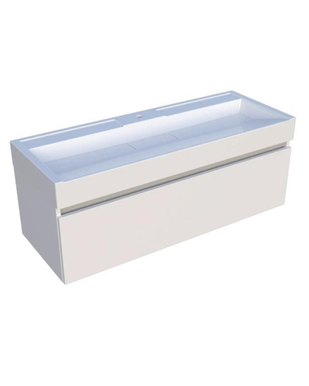 Тумба із раковиною Fancy Marble (Буль-Буль) Palma 1200-1 білий МДФ