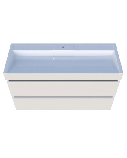 Тумба с раковиной Fancy Marble (Буль-Буль) Palma 1200-2 белый МДФ