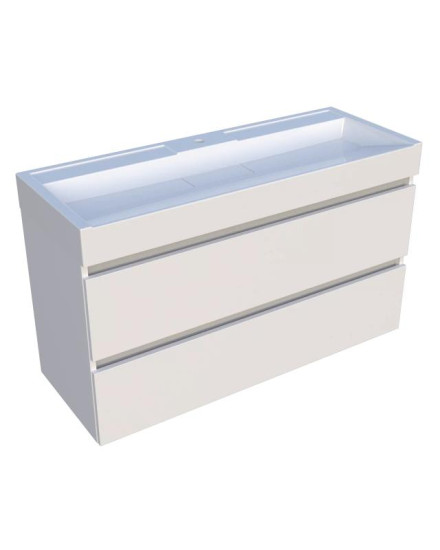 Тумба с раковиной Fancy Marble (Буль-Буль) Palma 1200-2 белый МДФ