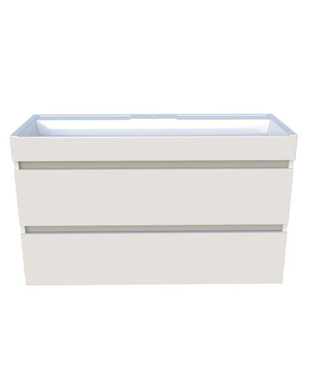 Тумба с раковиной Fancy Marble (Буль-Буль) Palma 1200-2 белый МДФ