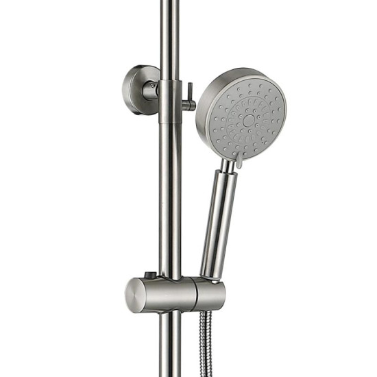 Душевая система Lidz Aria 1020 LDARI1020NKS46114 Nickel