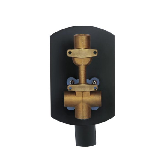Душова система прихованого монтажу Qtap Slavonice QTSLA113GMB45899 Gunmetal Black PVD