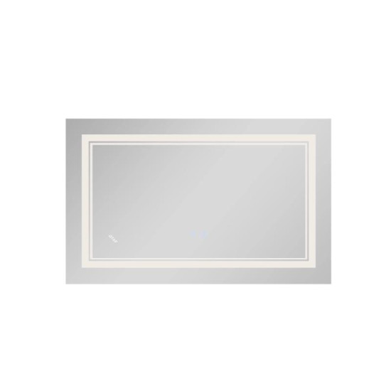 Дзеркало Qtap Cardinal 1000х700 з LED-підсвічуванням Touch, з антизапітнінням, з димером QT0478C10070