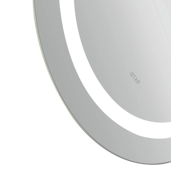 Зеркало Qtap Gemini 600х800 с LED-подсветкой Touch, с антизапотеванием, с диммером QT2578R6080