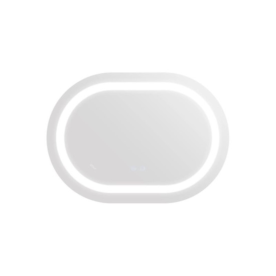 Зеркало Qtap Gemini 800х700 с LED-подсветкой Touch, с антизапотеванием, с диммером QT2578R8070