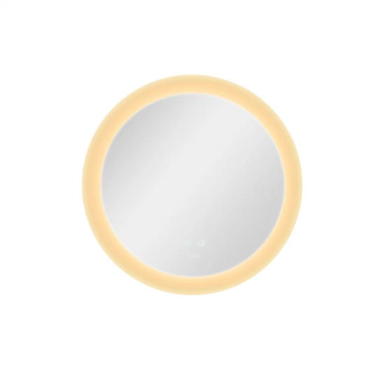 Зеркало Qtap Taurus R800 с LED-подсветкой Touch, с антизапотеванием, с диммером QT2478R807