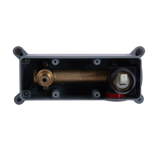 Змішувач прихованого монтажу для раковини Qtap Gemini QTGEM273BLM45694 Black Matt