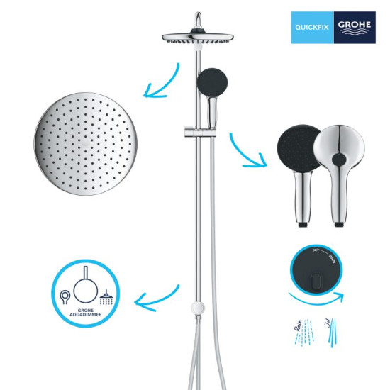 Душевая система Grohe QuickFix Vitalio Start 250 26989001