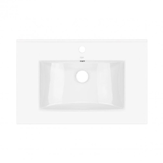 Раковина Qtap Albatross 700х460х180 White без донного клапана QT01113070CW