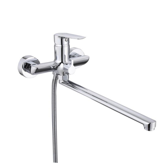 Змішувач для ванни Qtap Leo New QTLEO2601CRM45562 Chrome