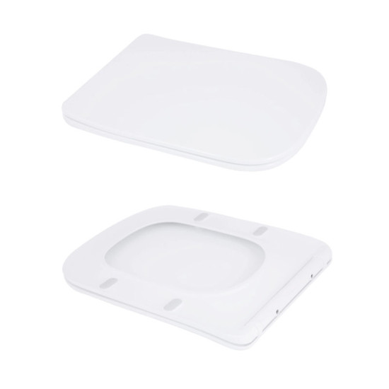 Унитаз-компакт Qtap Kolibri Ultra Quiet безободковый с сиденьем Soft-close WHITE QT10226380W