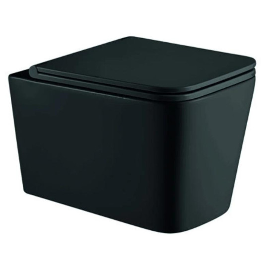 Унитаз подвесной Mixxus Premium Quadro-0302-R Black (MP6455)