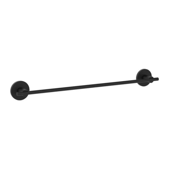 Держатель для полотенец Zerix Delux M1301A Black (465 мм) (ZX4649)