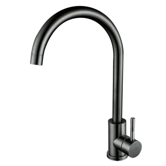 Кухонный смеситель Zerix LUX-011 graphite (ZX4869)