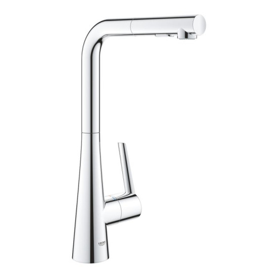 Кухонный смеситель с выдвижным изливом Grohe Scala Смеситель 30441000