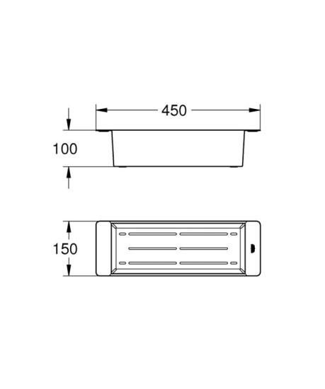 Багатофункціональний коландер Grohe 450мм (40852GN0)