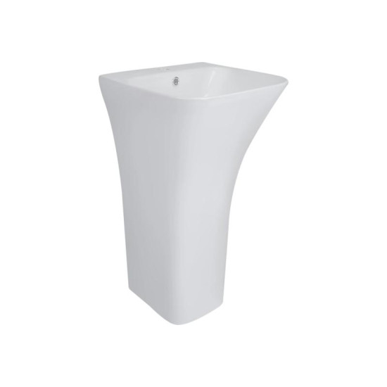 Раковина Qtap Crow 450x435x835 White QT0511G315WN