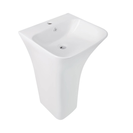 Раковина Qtap Crow 450x435x835 White QT0511G315WN