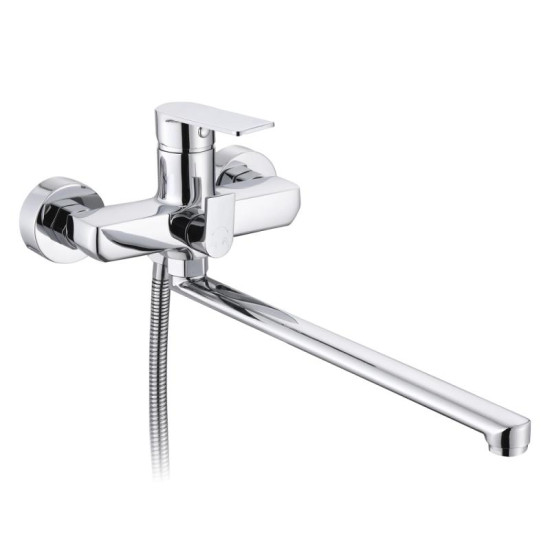 Змішувач для ванни Qtap Aries QTARI2601CRM45558 Chrome