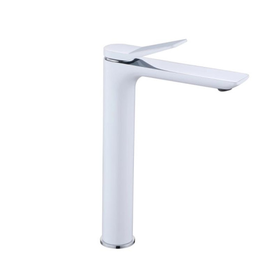 Змішувач для раковини Qtap Presto QTPRE269CRW45577 Chrome/White