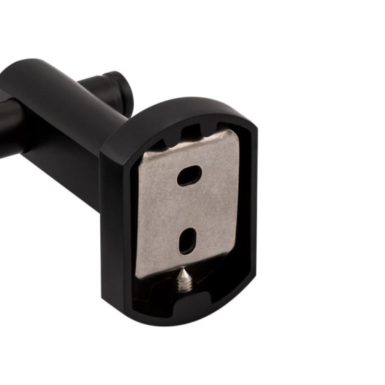 Склянка з тримачем Qtap Liberty настінний QTLIBBLM1158 Black